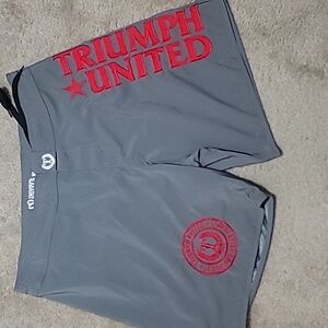 Triumph United Gray MMA Fighter Shorts